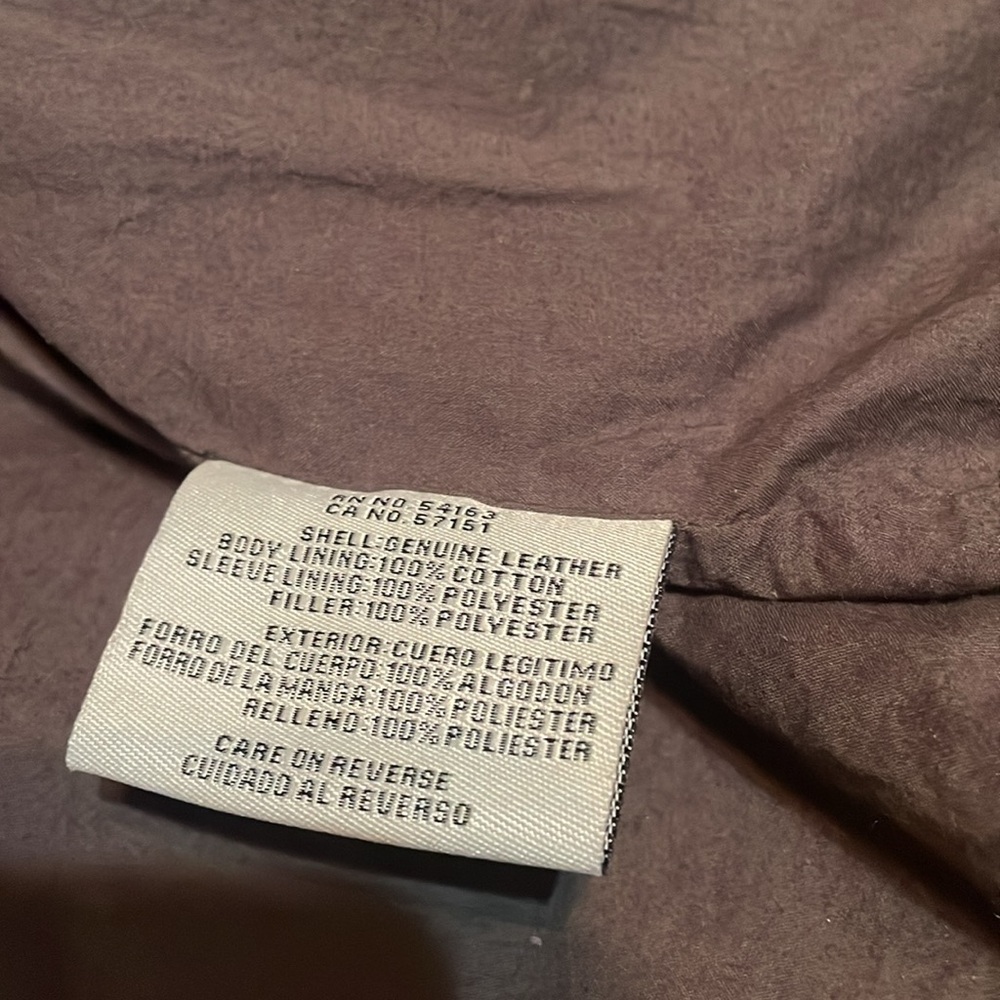 Levi's Dark Green Leather Jacket - Picture 8 of 10